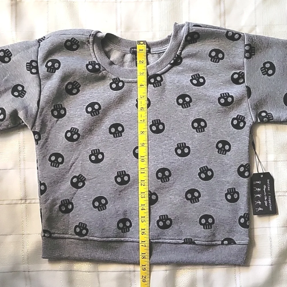 NWT Skull Crop Sweater & Sweats Set - Picture 5 of 11